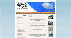 Desktop Screenshot of folie-plachty.cz